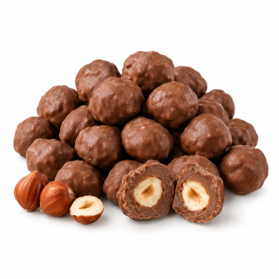 Φουντούκι με Επικάλυψη Κακάο και Γεύση Gianduja