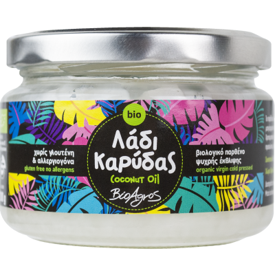Λάδι Καρύδας Παρθένο 200g Βιοαγρός Bio