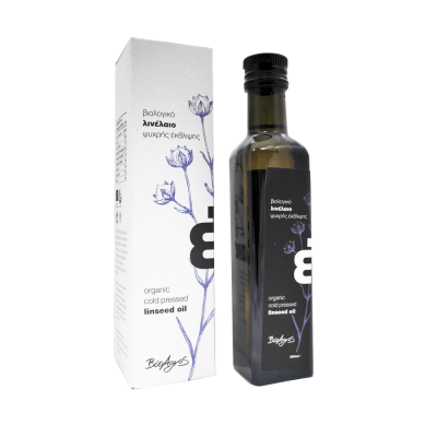 Λινέλαιο Ψυχρής Έκθλιψης 250mL Βιοαγρός Bio