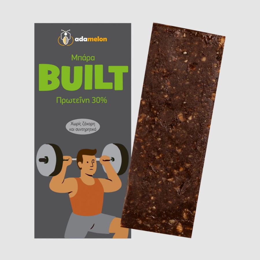 Μπάρα “Built” Adamelon (πρωτεΐνη 30%) 60gr – 357kcal Μπάρα “Built” Adamelon (πρωτεΐνη 30%) 60gr – 357kcal